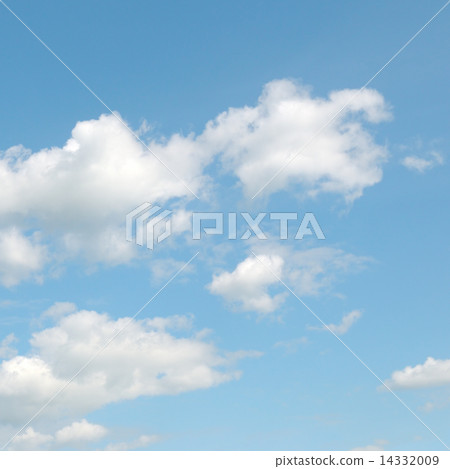 white clouds on a blue sky background 14332009