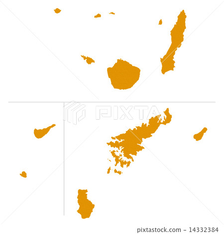 鹿兒島縣地圖2 鹿兒島縣地圖2 14332384