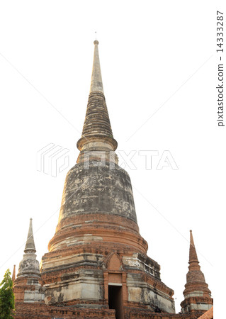 Pagoda at Wat Yai Chaimongkol, Thailand Pagoda at Wat Yai Chaimongkol, Thailand 14333287