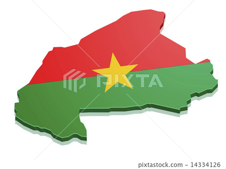 Map Burkina Faso 14334126
