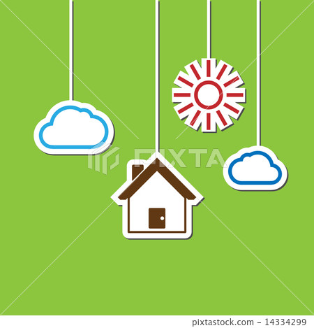House hang sun cloud House hang sun cloud 14334299