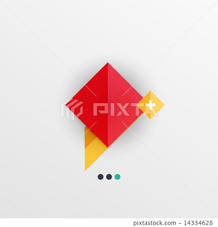 Modern abstract geometric info banner Modern abstract geometric info banner 14334628