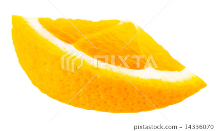 piece of orange closeup piece of orange closeup 14336070