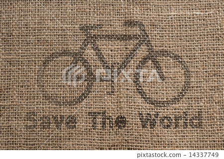 Burlap texture background 14337749