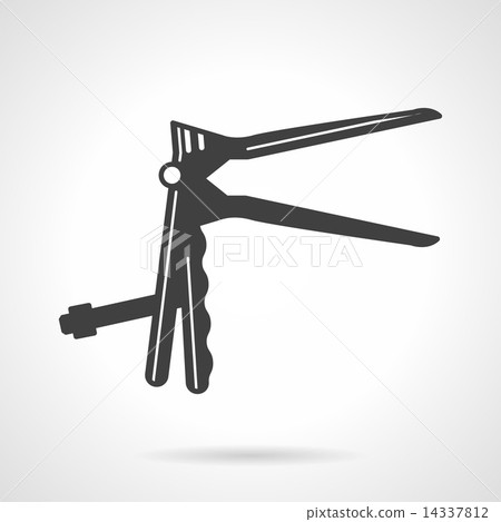 Gynecology speculum black vector icon Gynecology speculum black vector icon 14337812