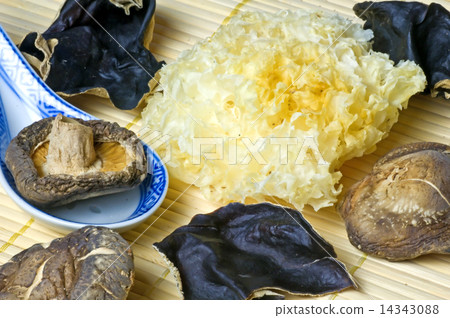 Shiitake and jews ear mushroom 14343088
