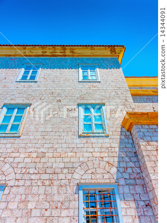 stone made building in Hydra island in Greece stone made building in Hydra island in Greece 14344091