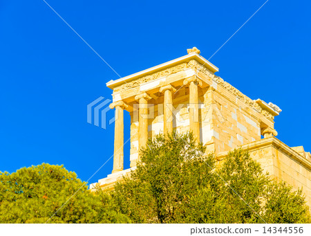 temple in Propylaia of Acropolis in Athens Greece 14344556