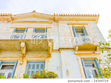 in city of Poros island in Greece 14344724