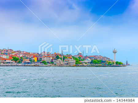 View of Bosphorus channel at Istanbul in Turkey 14344984
