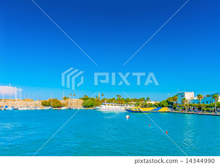 the main old port of Kos island in Greece the main old port of Kos island in Greece 14344990