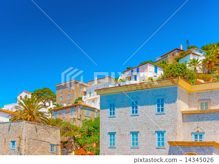 stone made building in Hydra island in Greece stone made building in Hydra island in Greece 14345026