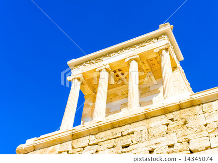 Propylaia of Acropolis rock in Athens Greece 14345074