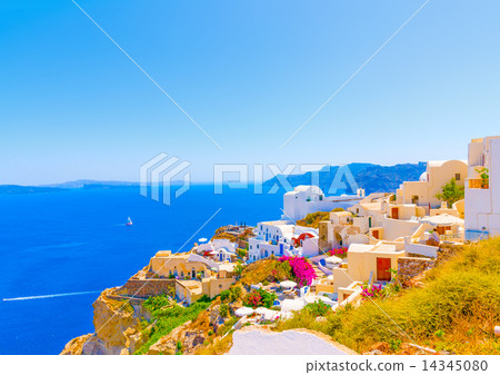 pictorial Oia in Santorini island in Greece pictorial Oia in Santorini island in Greece 14345080