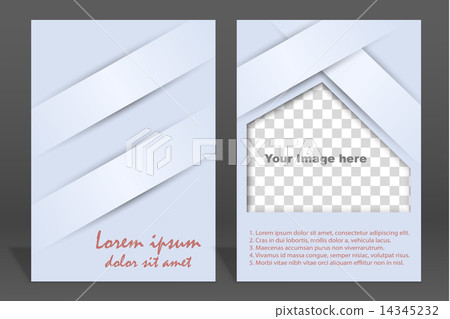 Vector  brochure or magazine cover  template 14345232