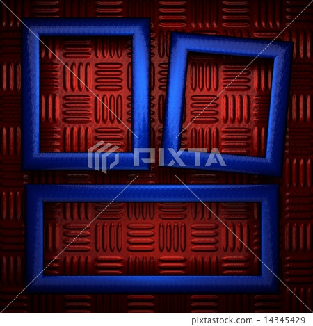 red and blue metal background 14345429