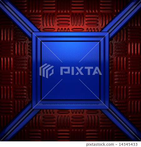 red and blue metal background 14345433