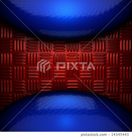 red and blue metal background 14345443