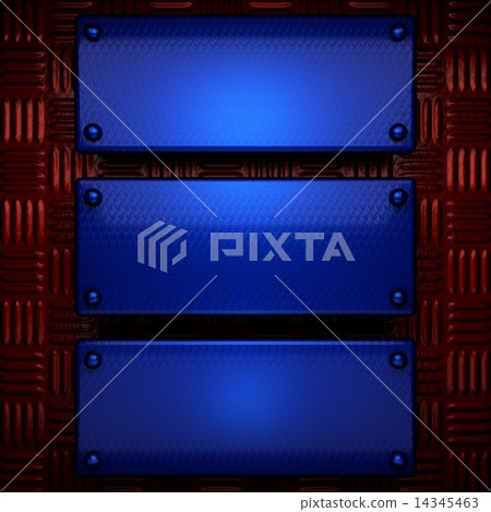 red and blue metal background 14345463
