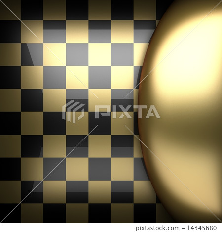 polished golden and black background 14345680