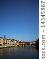The clear sky and Ponte Vecchio 14345867