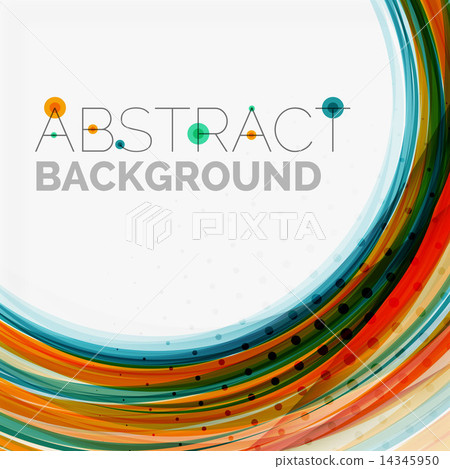 Blue and orange color line abstract background - Stock Illustration ...