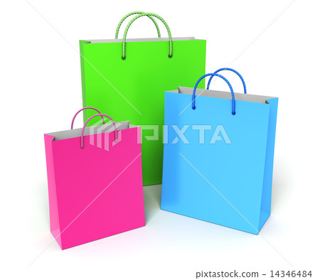 Colorful shopping bags 14346484