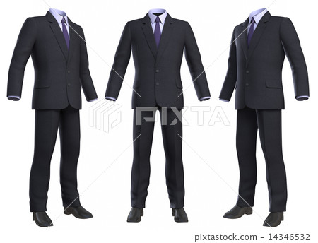 Suit isolated on white background - Stock Illustration [14346532] - PIXTA