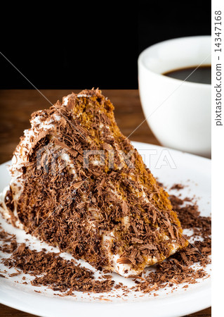 chocolate cake on a plate chocolate cake on a plate 14347168