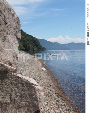 Lake Biwa in the summer 14348605