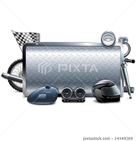 Vector Motorcycle Frame 14349169