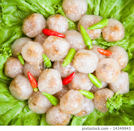 Thai dessert name is Kanom sago 14349943