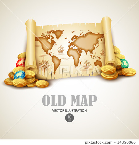 Old map. Vector illustration Old map. Vector illustration 14350066