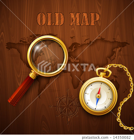 Old map. Vector illustration Old map. Vector illustration 14350082