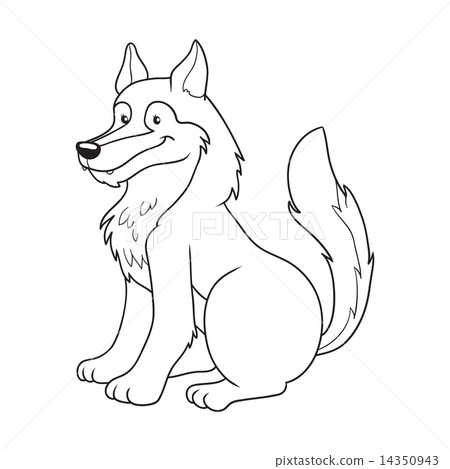 Coloring book (wolf) Coloring book (wolf) 14350943