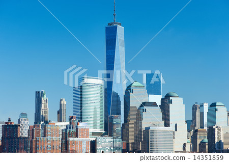 New York City Manhattan skyline New York City Manhattan skyline 14351859