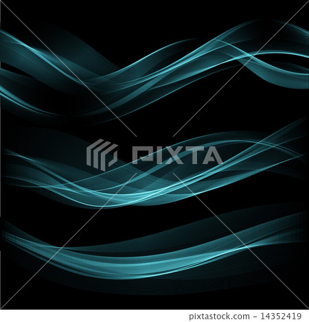 Smoke wave background. Vector illustration 14352419