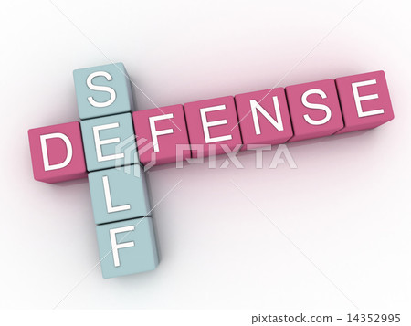 3d image Self Defense  issues concept word cloud background 14352995
