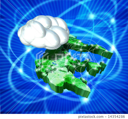 雲計算在世界上 14354286
