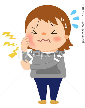 Female toothache Female toothache 14354835