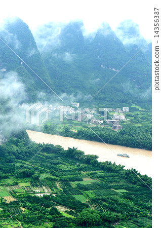 beautiful landscape in yangshuo,china 14356387