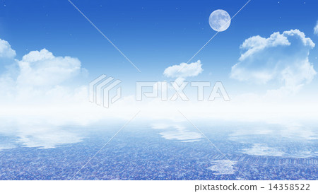 Sky with sea (16:9 wallpaper) 14358522