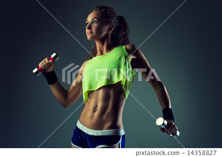 Young sports woman Young sports woman 14358827