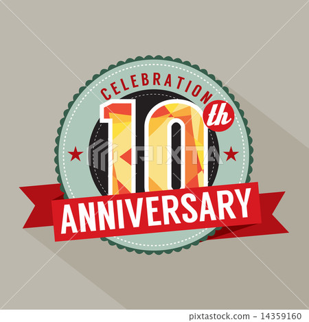 10th Years Anniversary Celebration Design 14359160