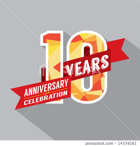 10th Years Anniversary Celebration Design 14359161