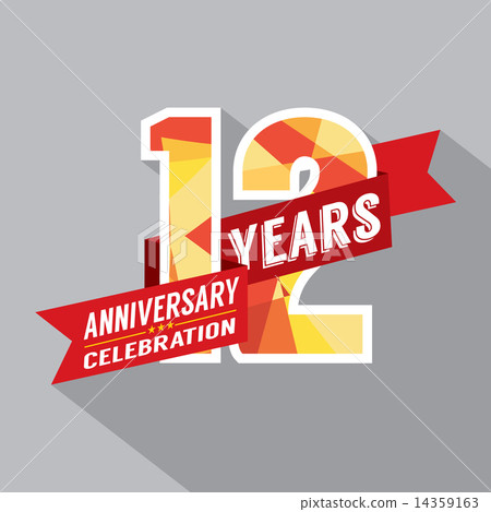 12th Years Anniversary Celebration Design 14359163