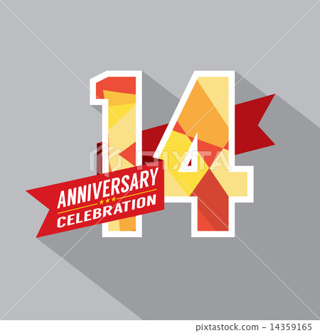 14th Years Anniversary Celebration Design 14359165