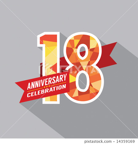 18th Years Anniversary Celebration Design 14359169