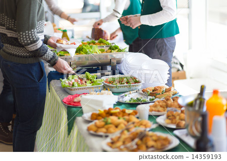 Banquet lunch break at conference meeting. 14359193