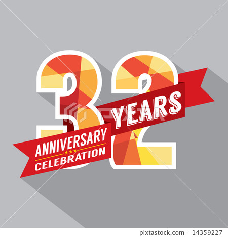 32nd Years Anniversary Celebration Design 32nd Years Anniversary Celebration Design 14359227